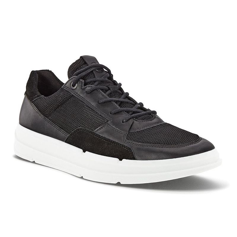 Zapatillas Ecco Soft X Para Hombre,Negras,486925-ZQO